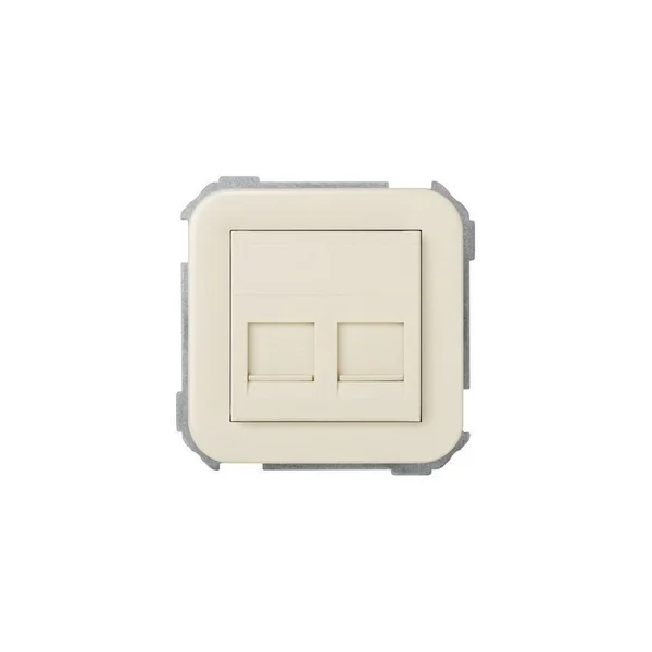 ADAPTADOR 2 CONECTOR RJ-AMP S.31 MARFIL 31089-61
