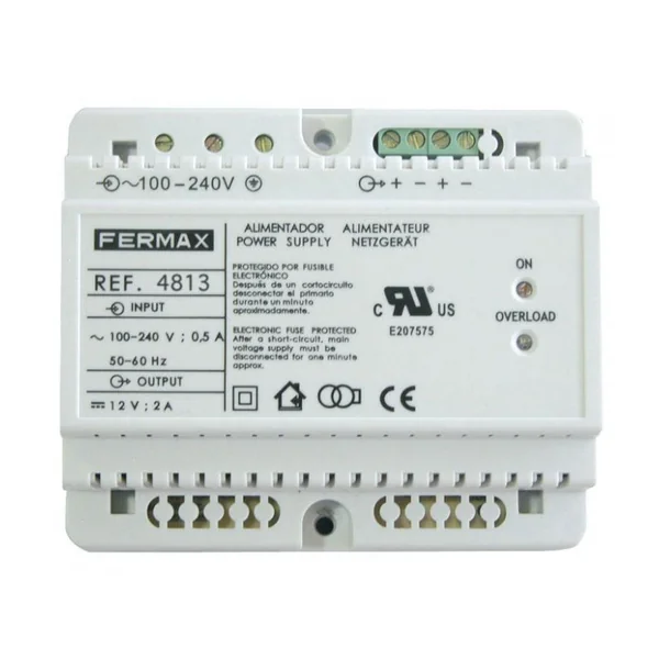 Alimentador 12VDC-2A DIN6 4813