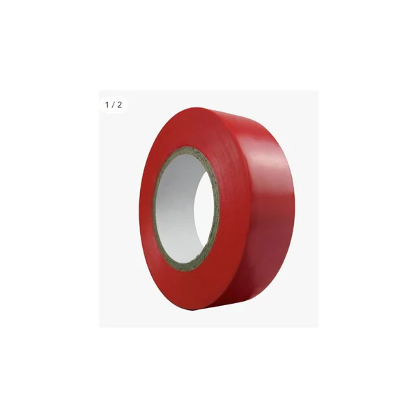 Cinta adhesiva de PVC NÚÑEZ-12 20x19x0,15 rojo para aplicaciones eléctricas 5084