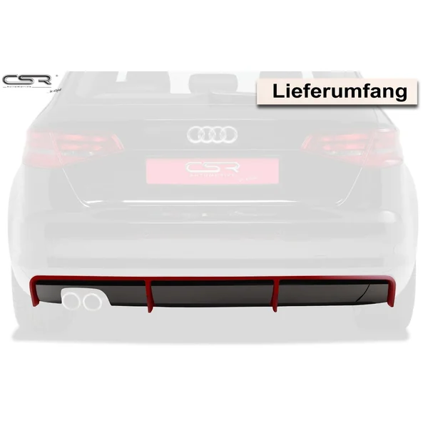 Difusor Trasero Audi A3 8V SPORTBACK - Imagen 3