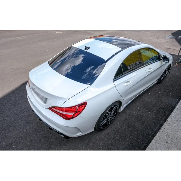 Difusor trasero para Mercedes CLA W117 X117 Shooting Brake (2013-2018) Facelift CLA45 Look Black - Imagen 5