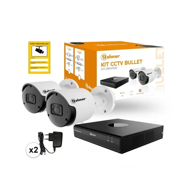 Kit 2BHVR2E con DVR y 2 Bullet AOC 230x215x47mm 31600907