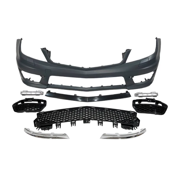 Kit De Carrocería Mercedes W204 4P 2007-2013 look AMG C63 Parrilla - Imagen 2