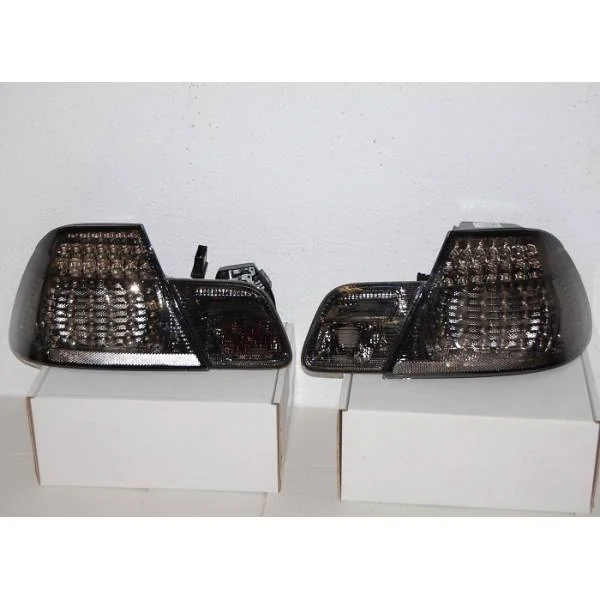 PILOTOS TRASEROS BMW E46 COUPE, '98 LED SMOKED.