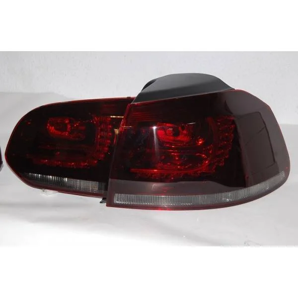 PILOTOS TRASEROS VOLKSWAGEN GOLF 6 R32 RED/SMOKED - Imagen 4