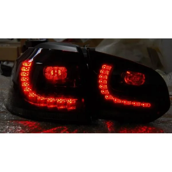 PILOTOS TRASEROS VOLKSWAGEN GOLF 6 R32 RED/SMOKED - Imagen 5