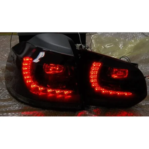 PILOTOS TRASEROS VOLKSWAGEN GOLF 6 R32 RED/SMOKED - Imagen 6