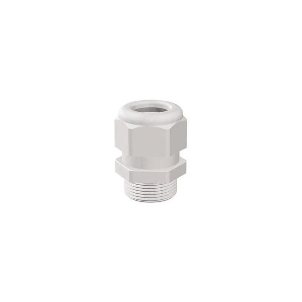 Prensaestopas IRIS de poliamida 6 autoextinguible, PG 9, cable 4/8 mm en color Gris RAL 7035 para instalaciones generales.